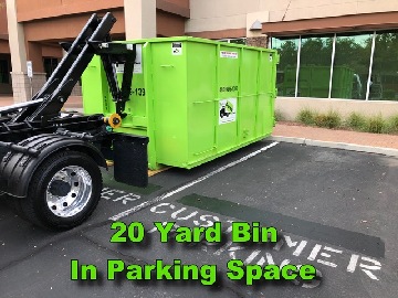 Dumpster Rental in Parking Space Chandler, AZ